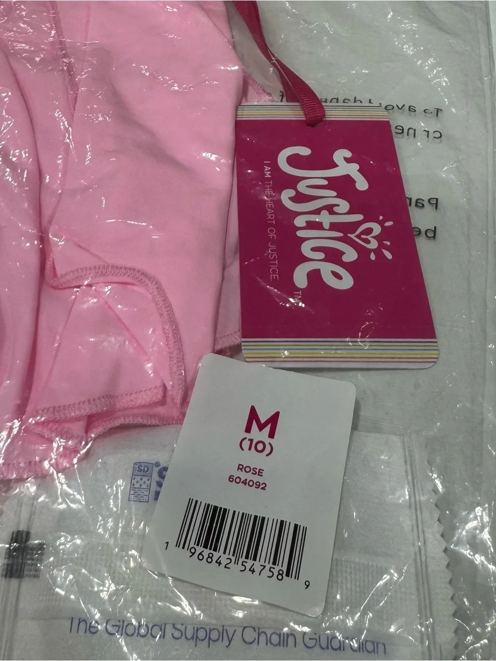 Justice Rose/Pink Girls' Active Shorts with Drawstring